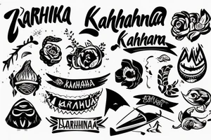 Гавайская шаманка KAHUNA tattoo idea