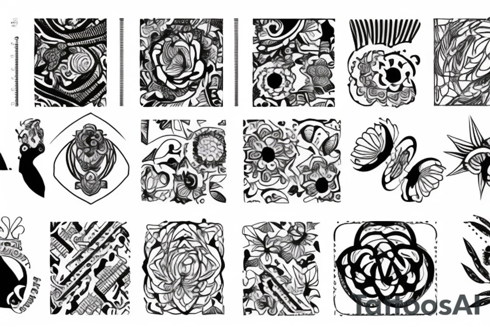 pattern tattoo idea