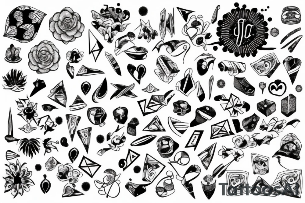 pattern tattoo idea