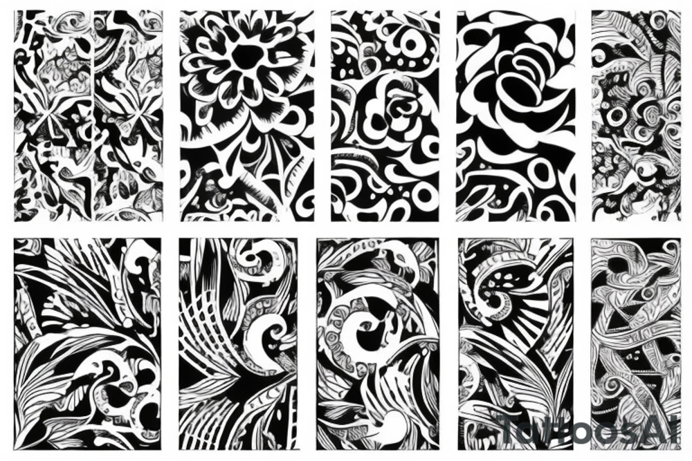 pattern tattoo idea