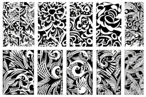 pattern tattoo idea