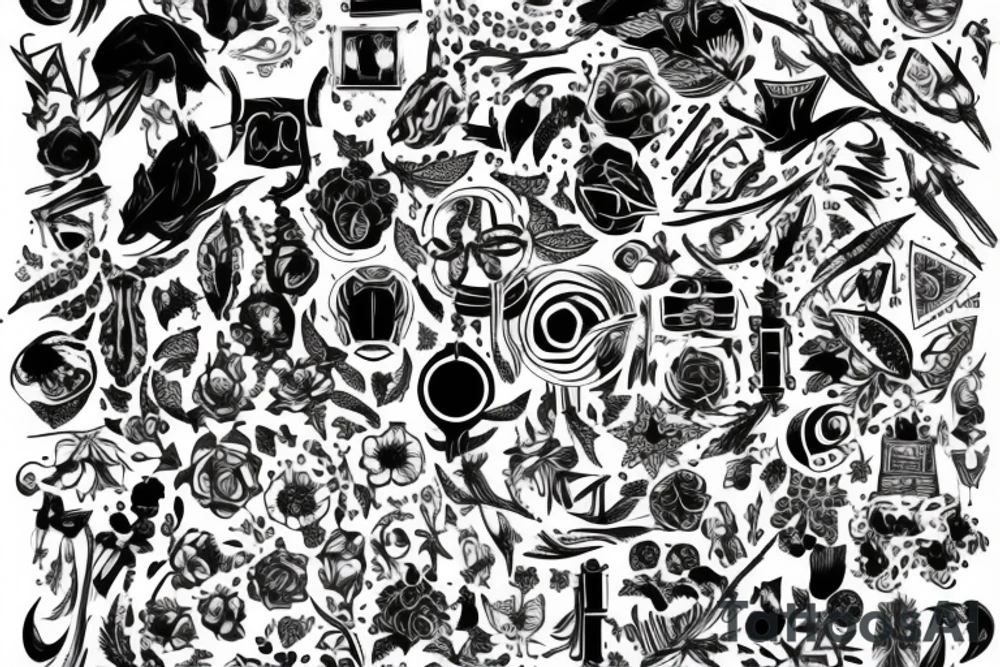 pattern tattoo idea