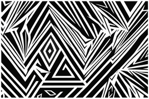 The black phoenix of triangles takes off tattoo idea