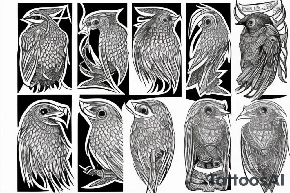 hugin and munin tattoo idea