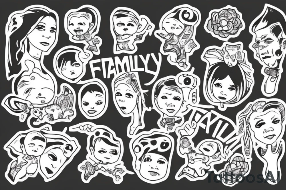 family is the proyect tattoo idea