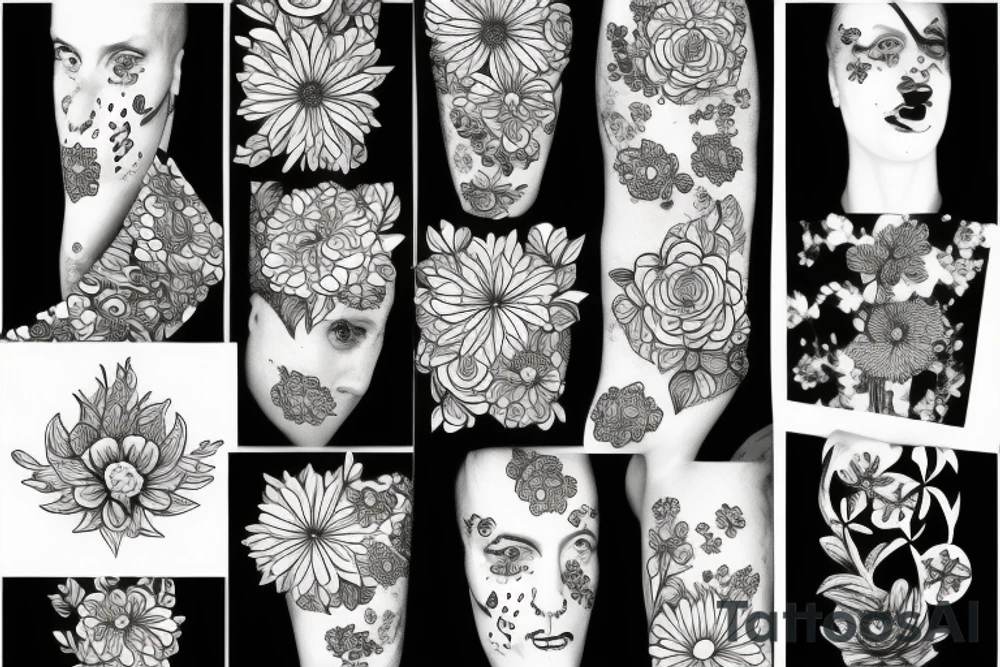Flower tattoo idea