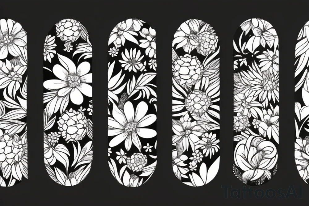 Flower tattoo idea