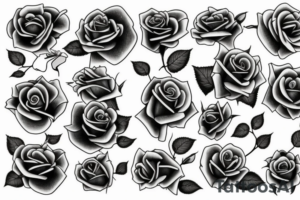 Rose Basketball tattoo idea