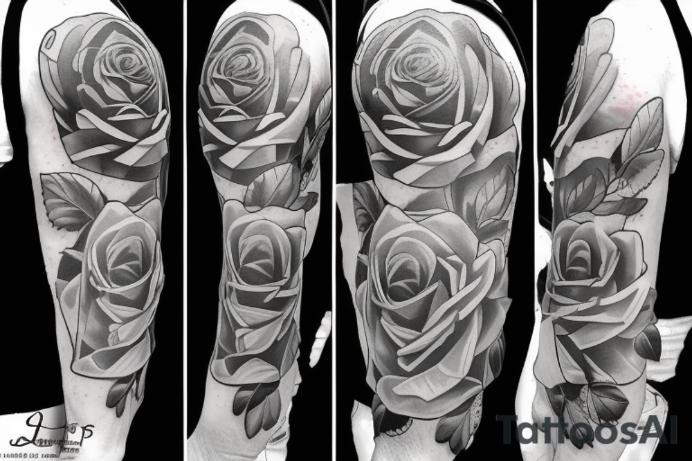 Rose Basketball tattoo idea