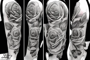 Rose Basketball tattoo idea