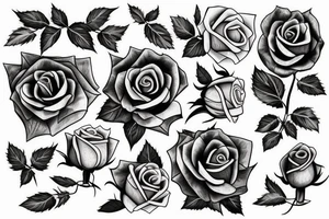 Basketball rose tattoo idea
