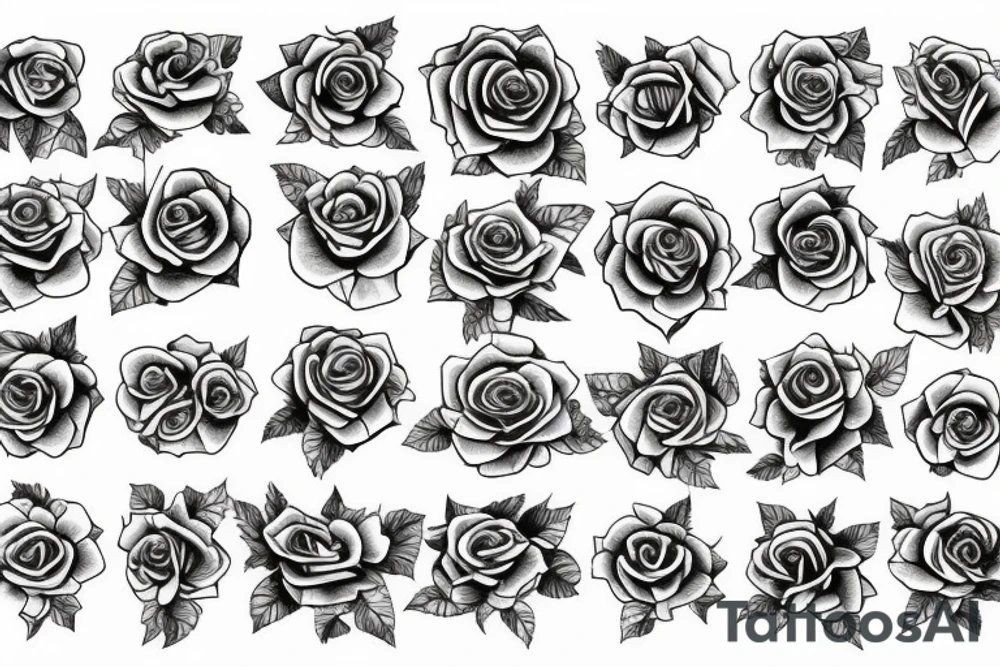 Basketball rose tattoo idea