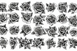 Basketball rose tattoo idea