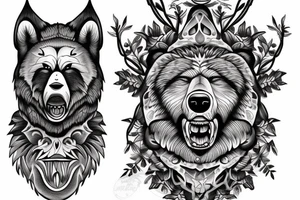Grizzly bear
Frog
Wolf
Snake tattoo idea