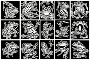 Frog on lilipad tattoo idea