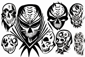 Phantom troop spider tattoo berserk curse mark I’m the middle tattoo idea