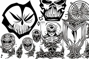 Phantom troop spider tattoo berserk curse mark I’m the middle tattoo idea