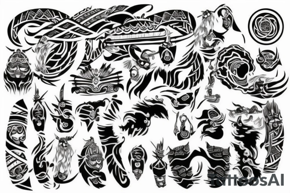 Tribal tattoo idea
