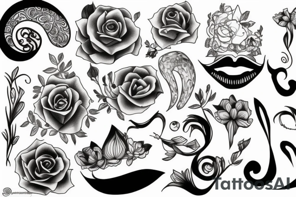 Thin line tattoo idea