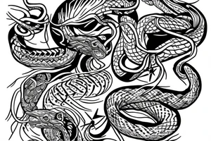 snake tattoo idea