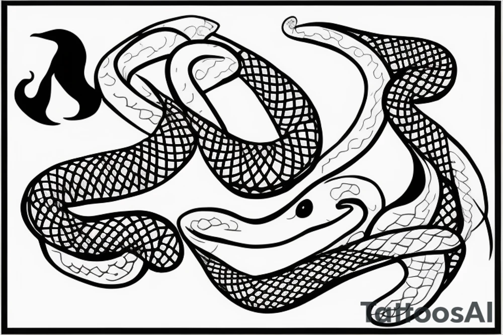 snake tattoo idea