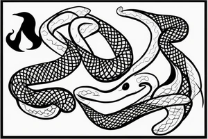 snake tattoo idea