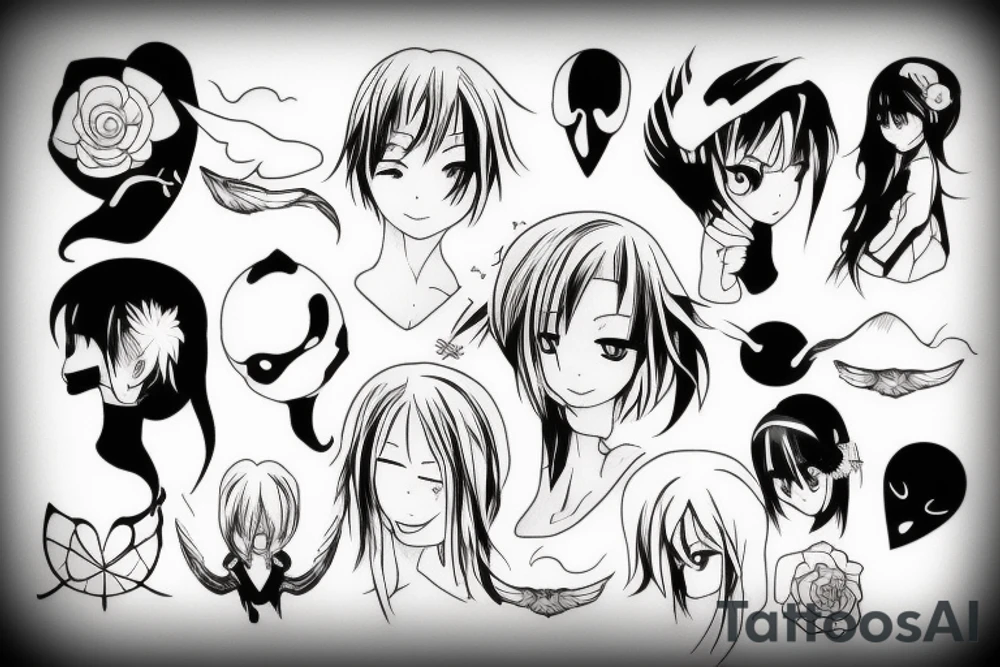 anime tattoo idea