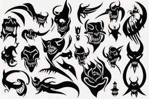 demons tattoo idea