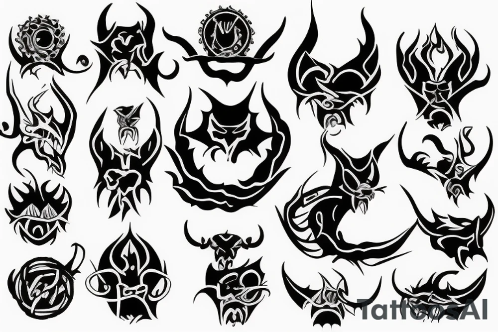 devil tattoo idea