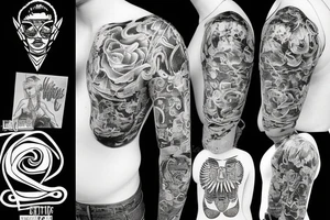 Rock n roll tattoo idea