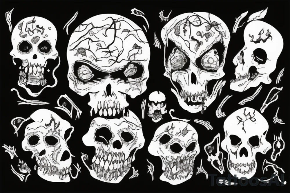 ghoul tattoo idea