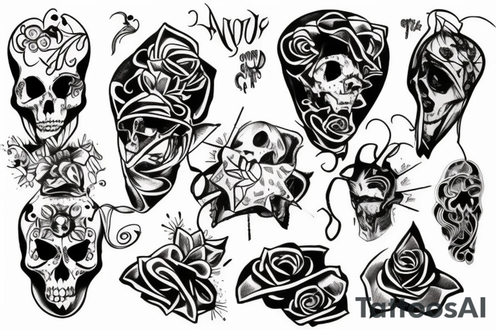 ghost tattoo idea