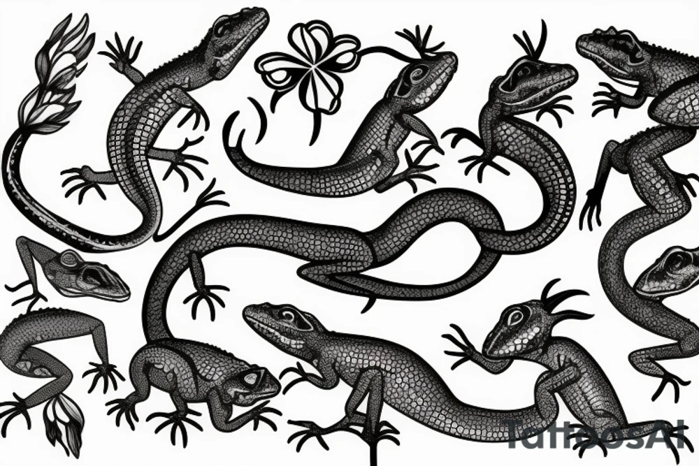 lizard tattoo idea