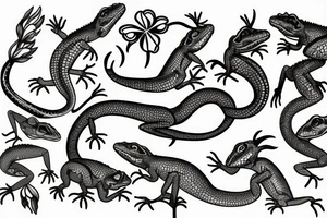 lizard tattoo idea