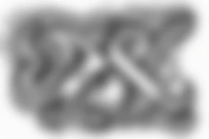minimalistic tattoo, letters F and J combined into one tattoo idea
