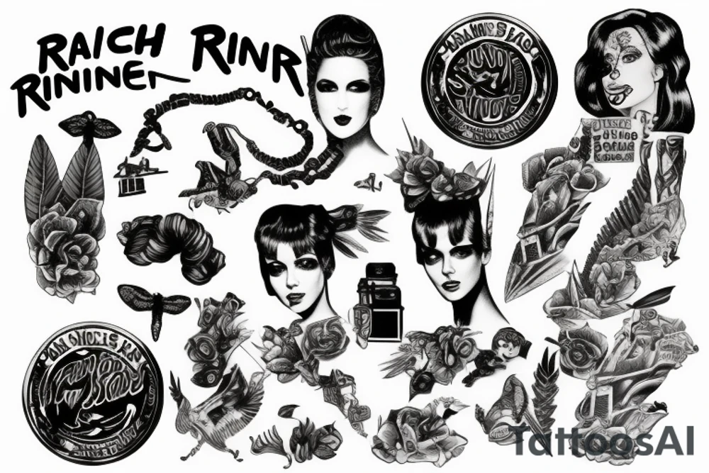 Rachel Blade Runner tattoo idea