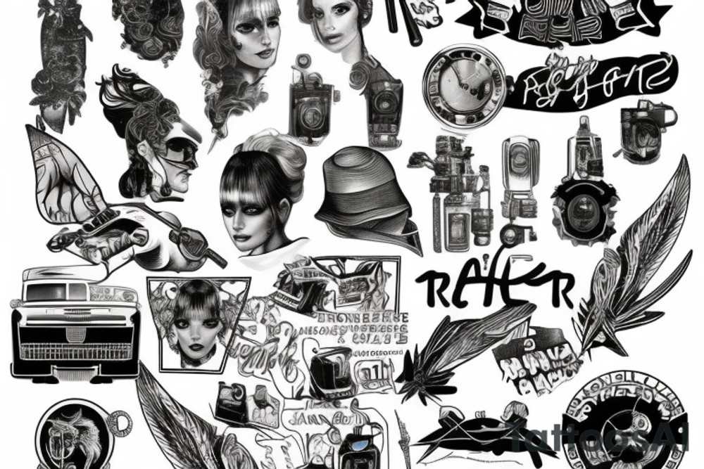 Rachel Blade Runner tattoo idea