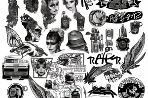 Rachel Blade Runner tattoo idea