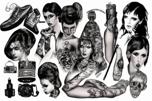 Rachel Blade Runner tattoo idea