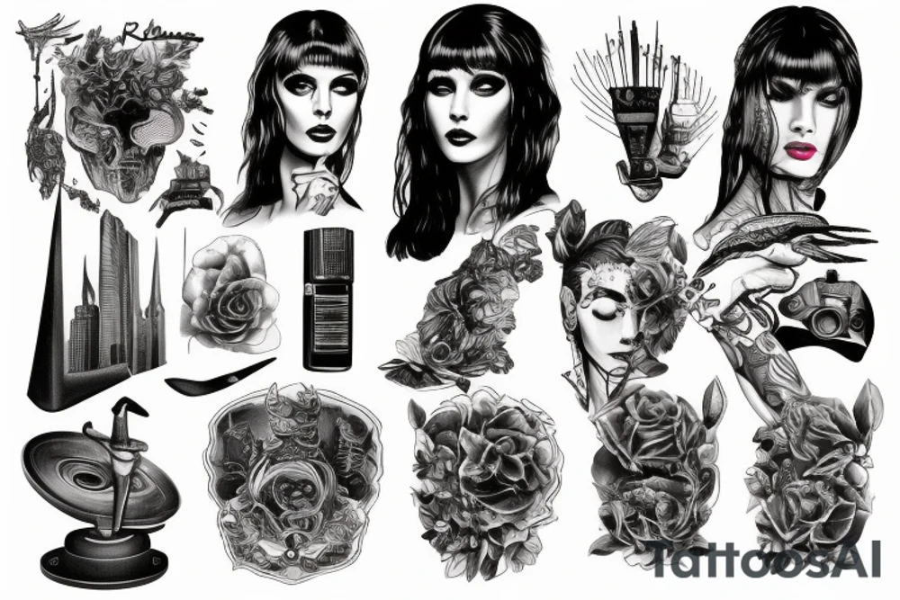 Rachel Blade Runner tattoo idea