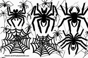 spider tattoo idea
