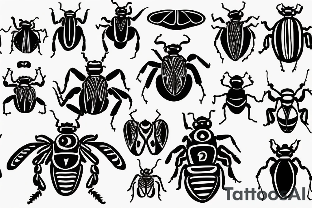 sung beetle scarab tattoo idea