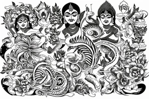 sri lankan traditional art, wesmuna. tattoo idea