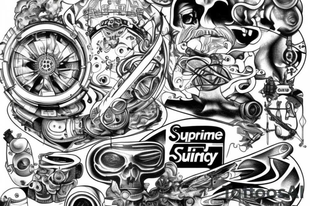 Supreme Being, duality, Mechanic space tattoo idea