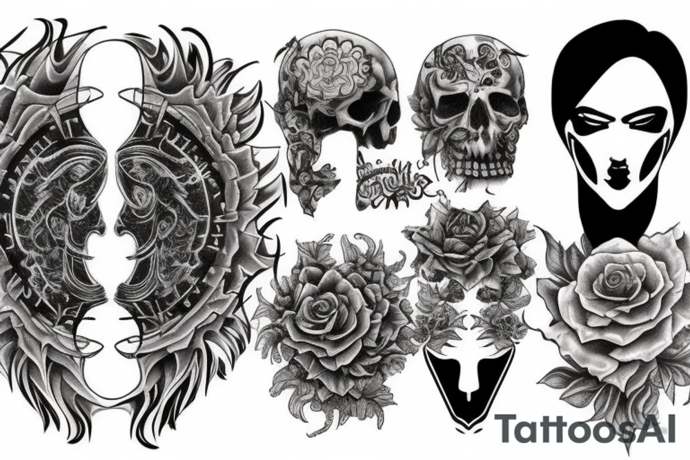 Supreme Being, duality, tattoo idea