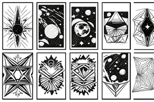 outer space tattoo idea