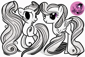 fluttershy from my little pony with leeches on her tattoo idea