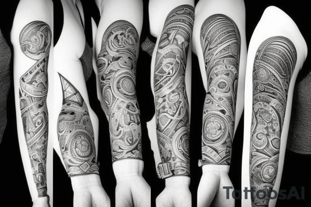 Right Arm sleeve tattoo idea