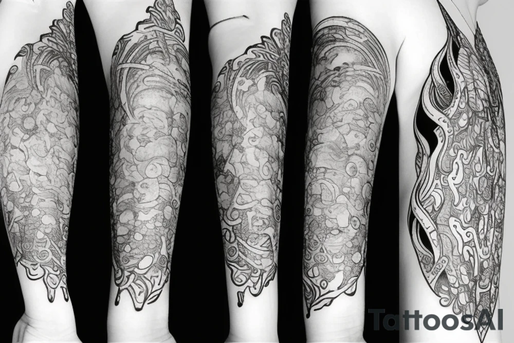 feminine cosmic wonder tattoo idea