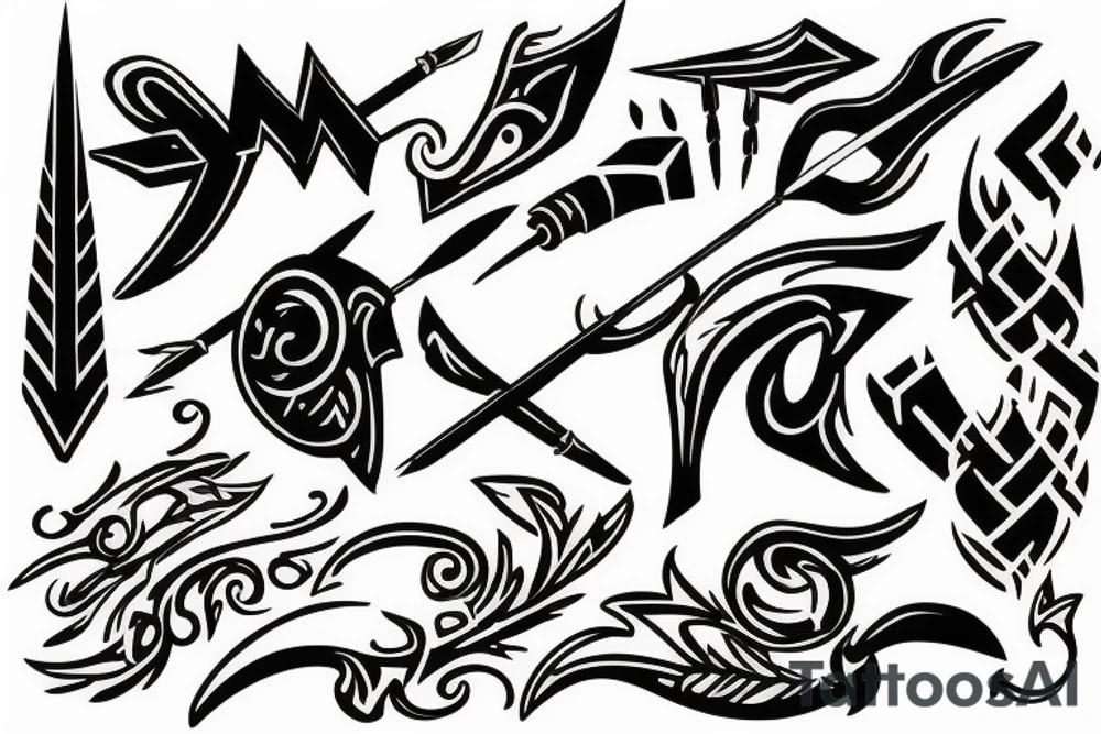 Norris with arrow through it tattoo idea